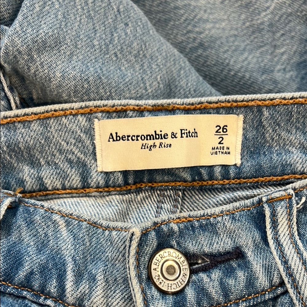 Abercrombie & Fitch high rise Light Blue Denim Jeans